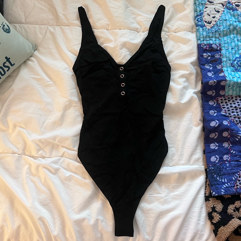 Free people black bodysuit